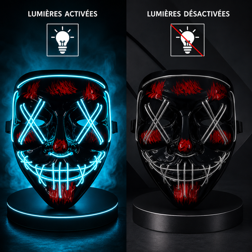 Masque LED Orange