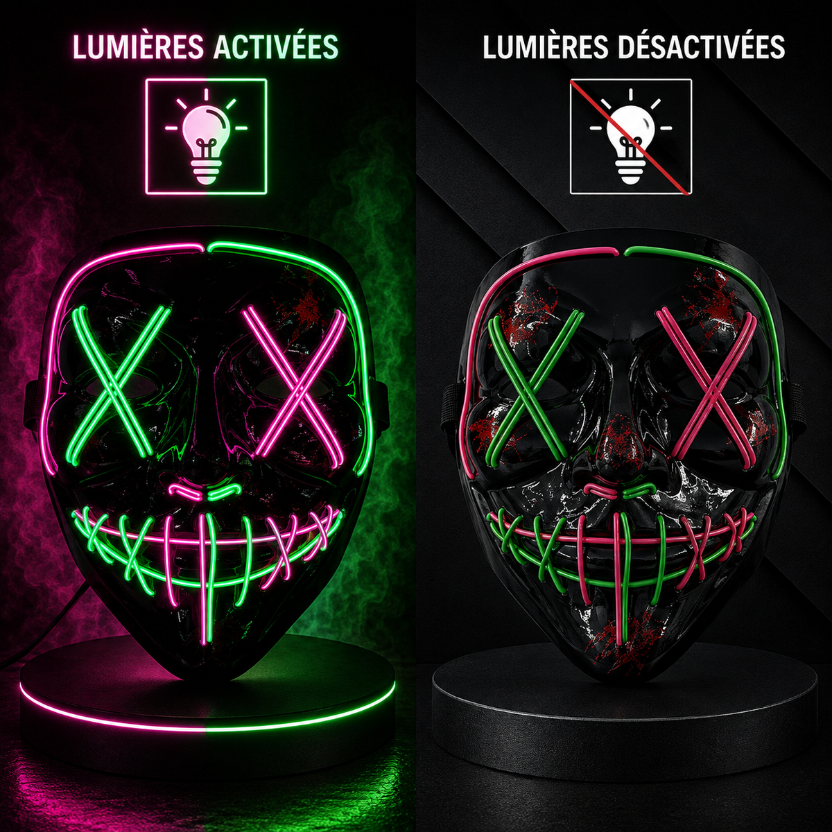 Masque LED 9