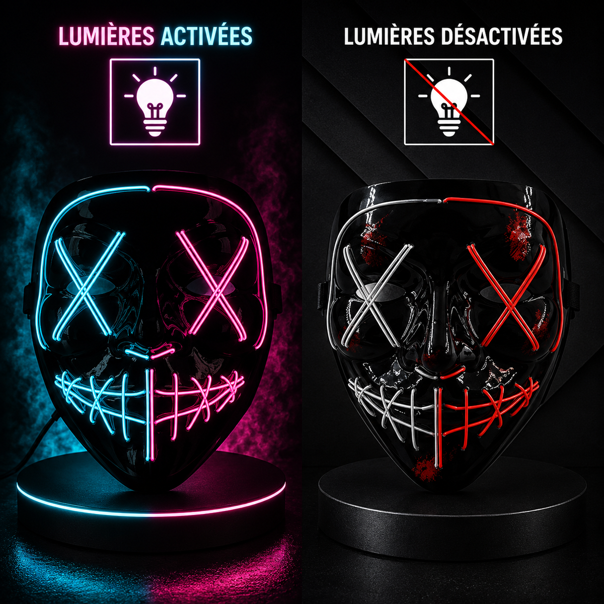Masque LED 10