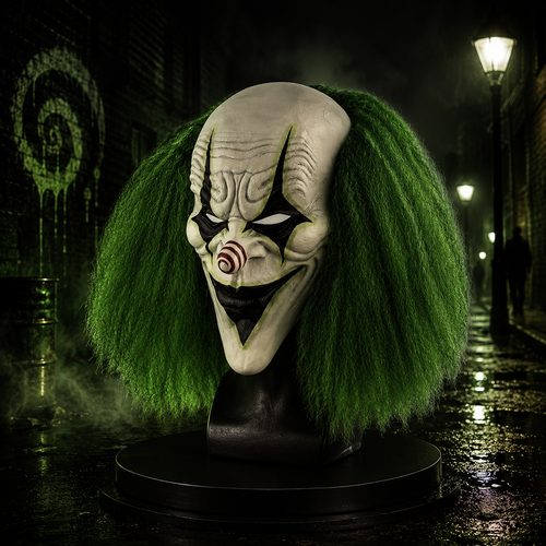 Le Masque Possédé – Masque Horreur Halloween à Cheveux